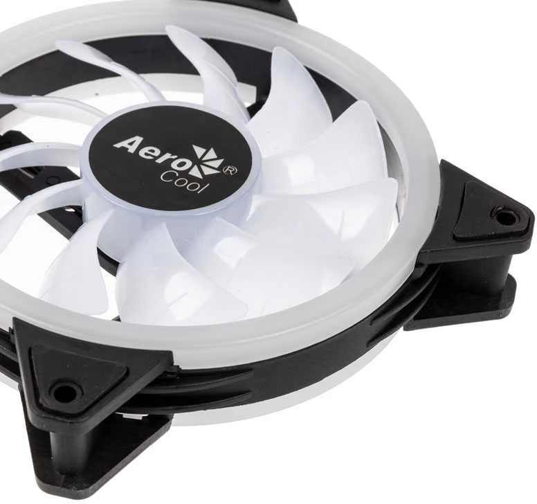 Kompiuterio Ventiliatoriai - Aerocool Duo12pro 3x12cm ARGB, Juoda