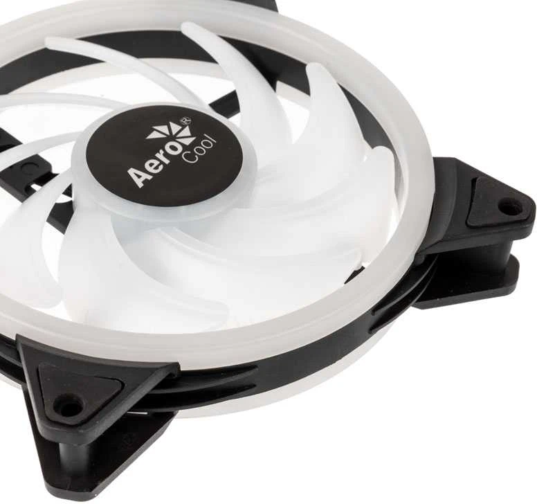 Aerocool Duo 14 Kompiuterio korpusui Ventiliatorius 14 cm Juoda
