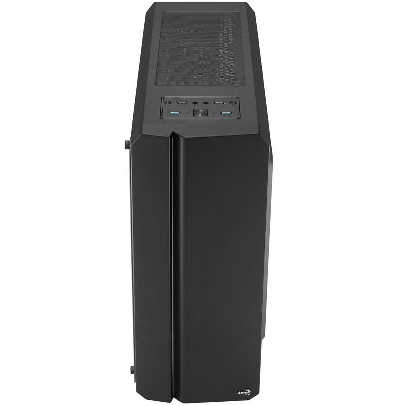 Aerocool Genesis ARGB V1 midi bokštas, akrilinis stiklas - juodas