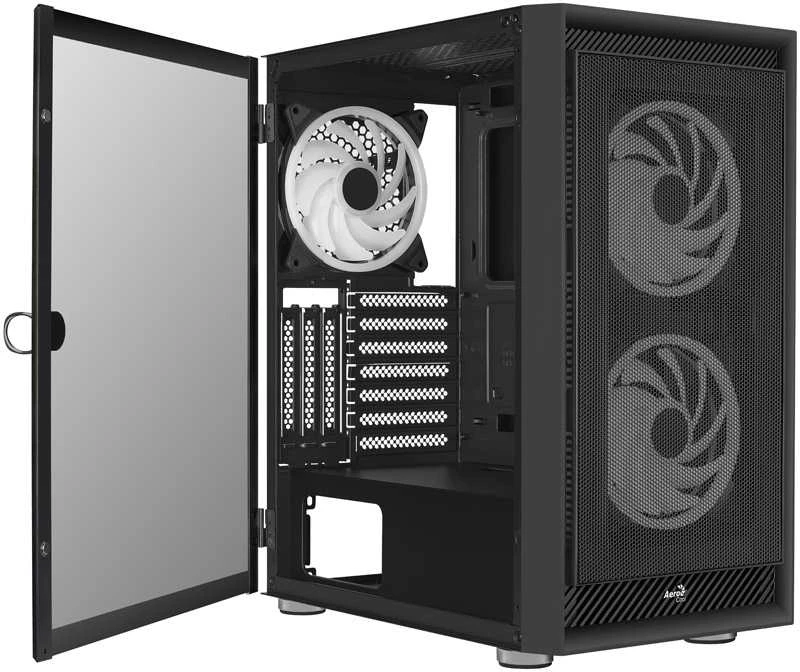Kompiuterio Korpusas - Aerocool PGS V2 Grafitas, Juodas