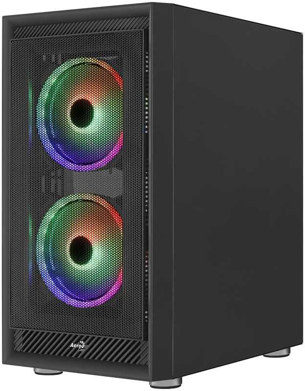„Aerocool Graphite v3 Mid Tower“ – Juodas