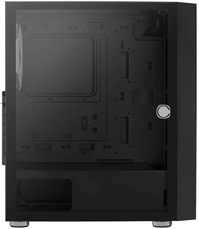 „Aerocool Graphite v3 Mid Tower“ – Juodas