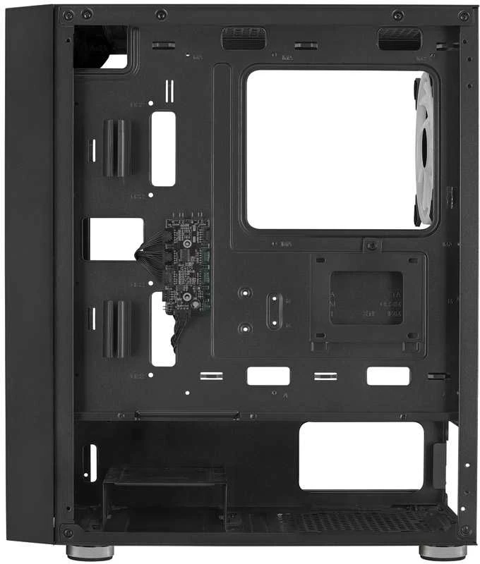 „Aerocool Graphite v3 Mid Tower“ – Juodas