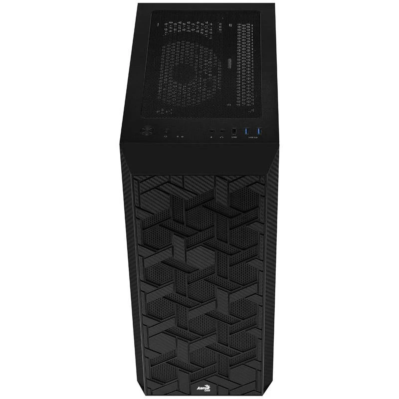 Aerocool Hive-G-BK-v3 „Midi Tower“ Juoda