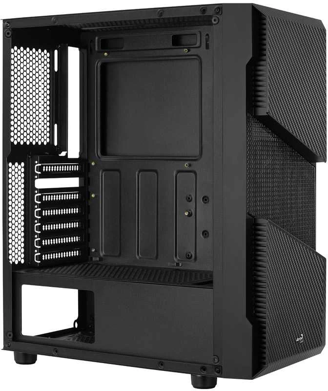 Aerocool Menace Saturn FRGB „Midi Tower“ Juoda
