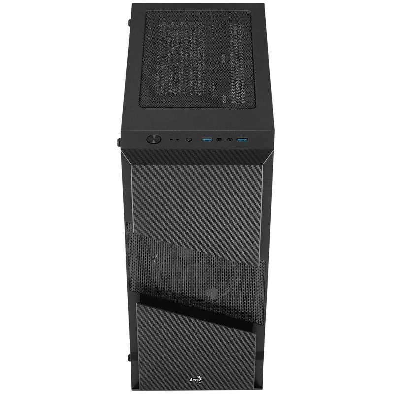 Aerocool Menace Saturn FRGB „Midi Tower“ Juoda