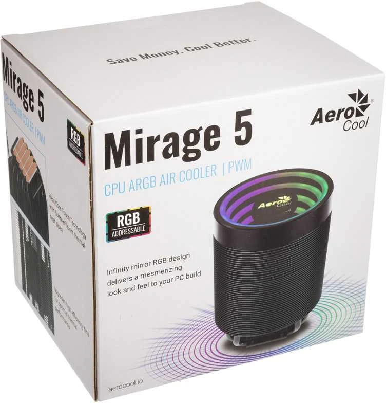 Aušintuvas - Aerocool Mirage 5 6 Cm Juodas