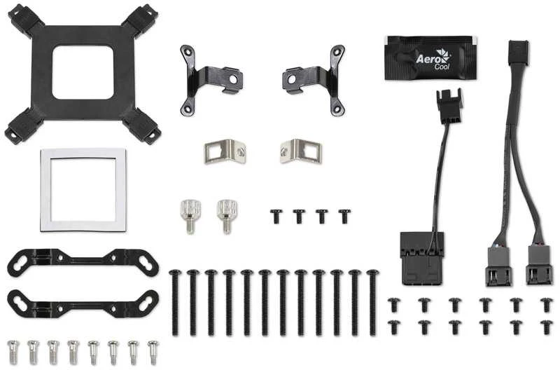 Procesoriaus Aušintuvas - Aerocool Pgs Mirage L360 Argb, juodas