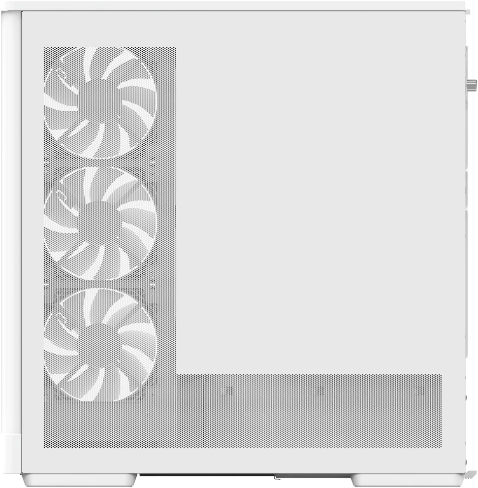 „Aerocool P500A“ kompiuterio korpusas, vidutinio dydžio bokštas, ATX, grūdintas stiklas, RGB – Baltas