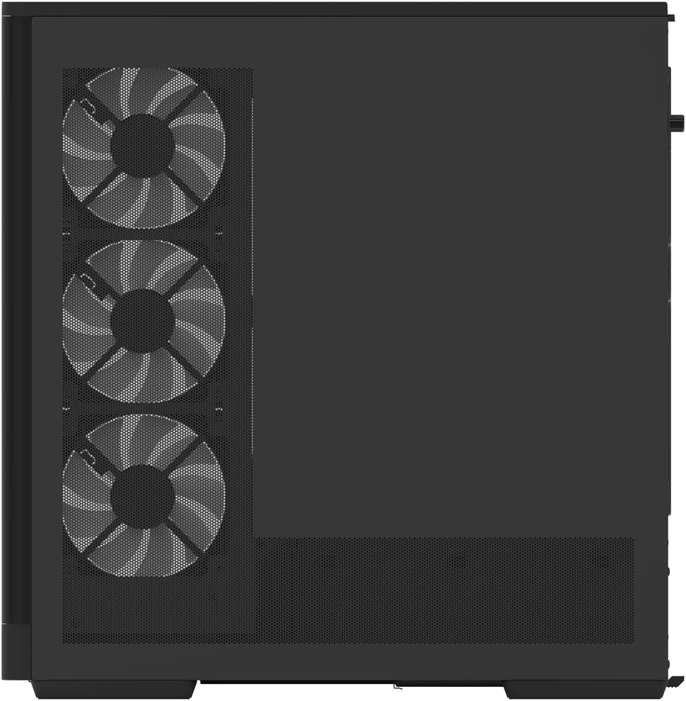 „Aerocool P500A“ kompiuterio korpusas, vidutinio dydžio bokštas, ATX, grūdintas stiklas, RGB - Juodas