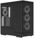 „Aerocool P500A“ kompiuterio korpusas, vidutinio dydžio bokštas, ATX, grūdintas stiklas, RGB - Juodas