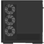„Aerocool P500A“ kompiuterio korpusas, vidutinio dydžio bokštas, ATX, grūdintas stiklas, RGB - Juodas