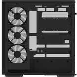 „Aerocool P500A“ kompiuterio korpusas, vidutinio dydžio bokštas, ATX, grūdintas stiklas, RGB - Juodas