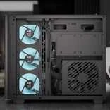 „Aerocool P500C“ kompiuterio korpusas, vidutinio dydžio bokštas, ATX, grūdintas stiklas – Juodas