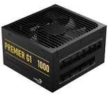 AeroCool Premier G1 80 PLUS Gold maitinimo blokas, PCIe 5.1, ATX 3.1 – 1000 W, juodas