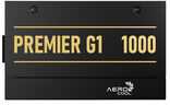 AeroCool Premier G1 80 PLUS Gold maitinimo blokas, PCIe 5.1, ATX 3.1 – 1000 W, juodas