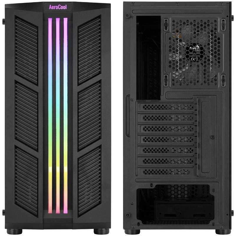 AEROCOOL PGS PRIME-G-BK-v1 RGB - dėklas