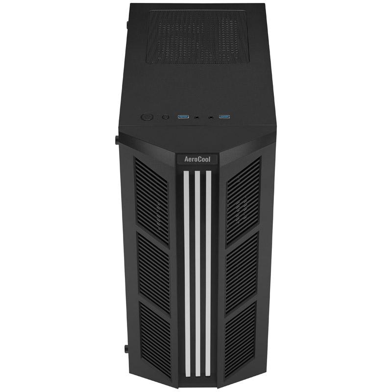 AEROCOOL PGS PRIME-G-BK-v2 ARGB Juodas Mid Tower PC dėklas