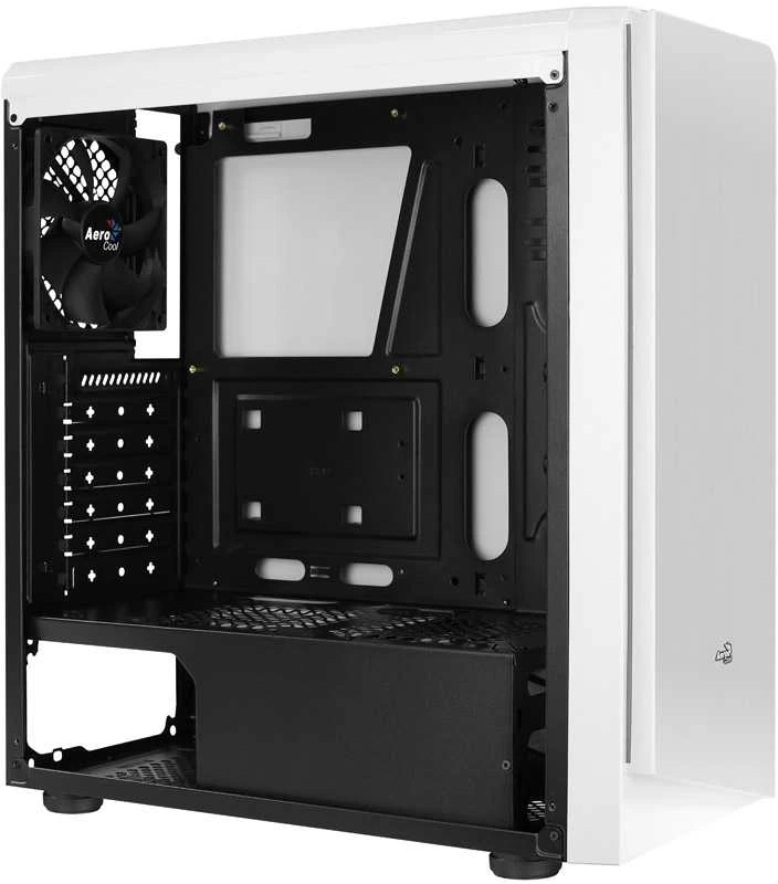 AEROCOOL AEROPGSRIFT-WH-RGB PC dėklas ATX Aerocool RIFT RGB Baltas USB 3.0 - 1x120mm Juodas FAN