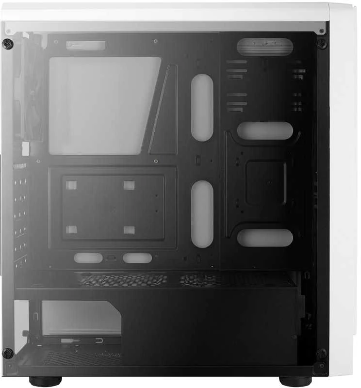 AEROCOOL AEROPGSRIFT-WH-RGB PC dėklas ATX Aerocool RIFT RGB Baltas USB 3.0 - 1x120mm Juodas FAN