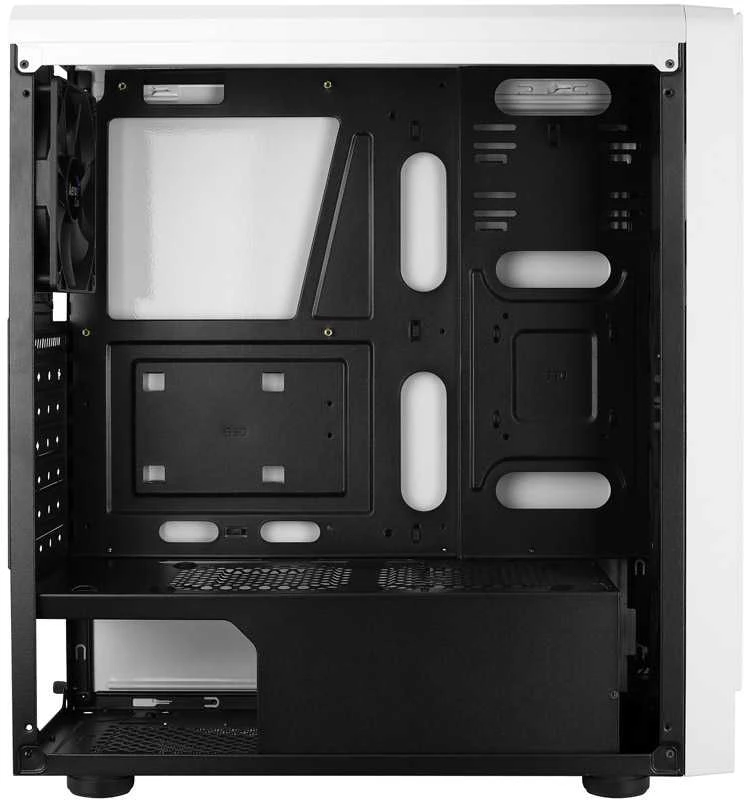 AEROCOOL AEROPGSRIFT-WH-RGB PC dėklas ATX Aerocool RIFT RGB Baltas USB 3.0 - 1x120mm Juodas FAN