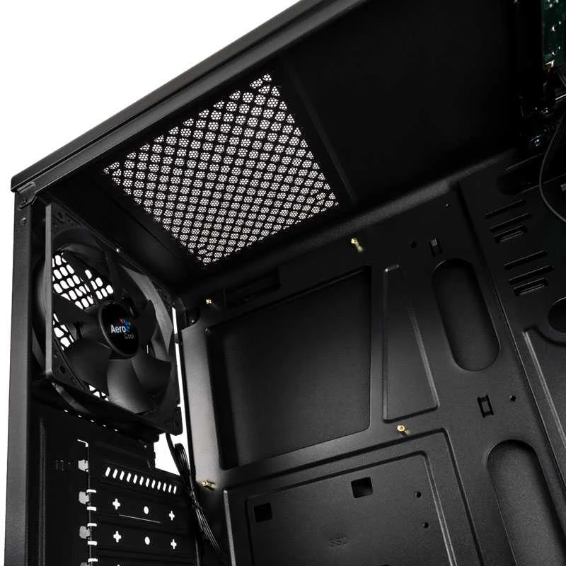 AEROCOOL AEROPGSRIFT-BK-RGB PC dėklas ATX Aerocool RIFT RGB USB 3.0 - 1x120mm Juodas FAN