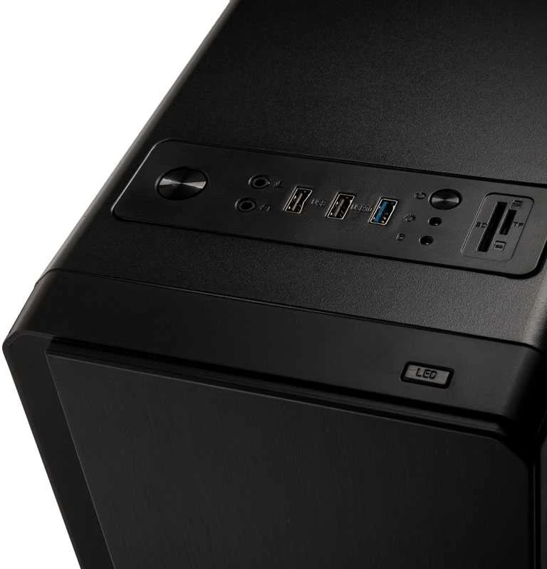 AEROCOOL AEROPGSRIFT-BK-RGB PC dėklas ATX Aerocool RIFT RGB USB 3.0 - 1x120mm Juodas FAN