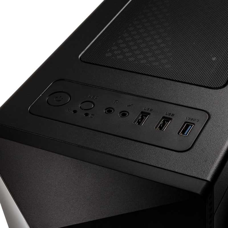 Korpusas Aerocool PGS SHARD RGB AEROPGSSHARDRGB-BK (ATX, Micro ATX, Mini ATX, juodos spalvos)