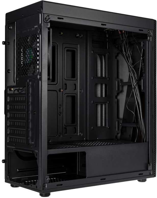 Korpusas Aerocool PGS SHARD RGB AEROPGSSHARDRGB-BK (ATX, Micro ATX, Mini ATX, juodos spalvos)