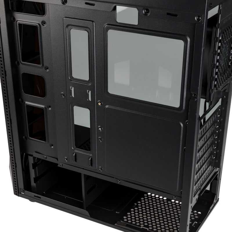 Korpusas Aerocool PGS SHARD RGB AEROPGSSHARDRGB-BK (ATX, Micro ATX, Mini ATX, juodos spalvos)