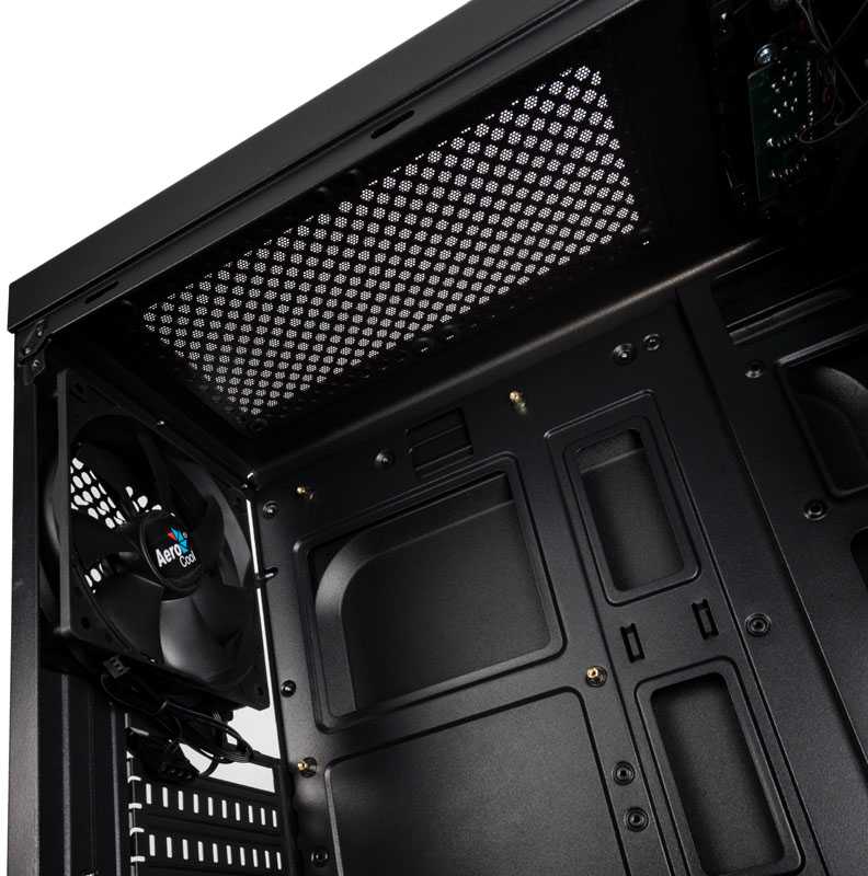 Korpusas Aerocool PGS SHARD RGB AEROPGSSHARDRGB-BK (ATX, Micro ATX, Mini ATX, juodos spalvos)