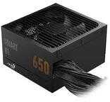 AeroCool Smart B1 80 PLUS Bronze maitinimo blokas, PCIe 5.1, ATX 3.1 - 650 W, juodas