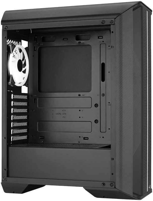 Aerocool Splinter Duo Midi–Tower – juoda