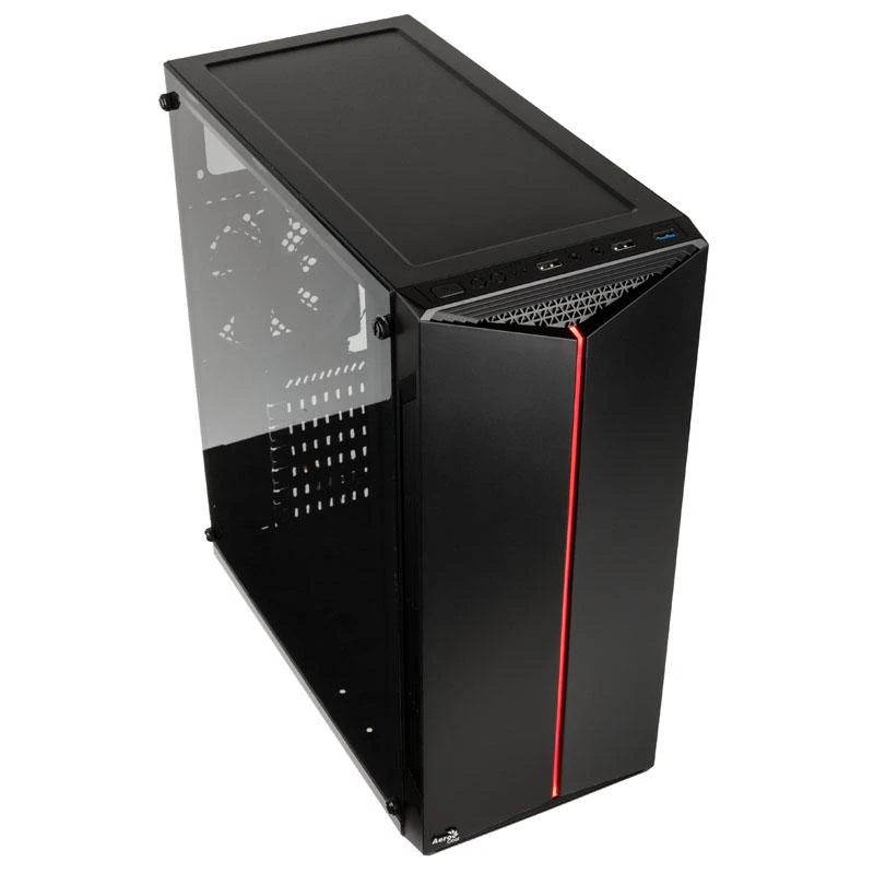 AEROCOOL AEROPGSSPLIT-A-BKRGB kompiuterio dėklas ATX Aerocool SPLIT RGB USB 3.0 - RGB STRIP 1x120mm VENTILIATORIUS