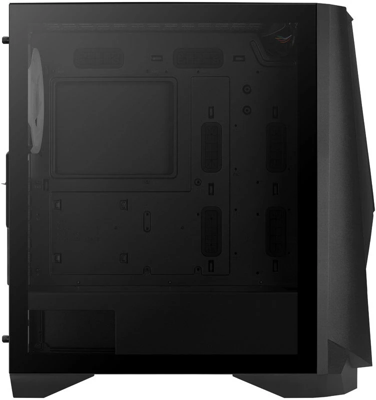 AEROCOOL PGS VISOR-G-BK-v1 ARGB Juodas Mid Tower PC dėklas
