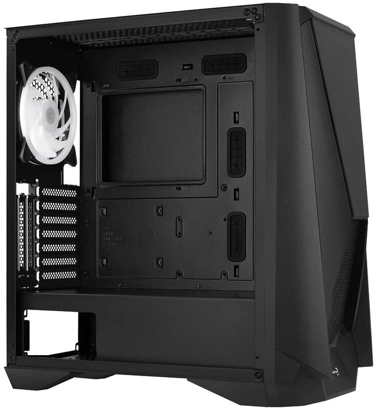 AEROCOOL PGS VISOR-G-BK-v1 ARGB Juodas Mid Tower PC dėklas