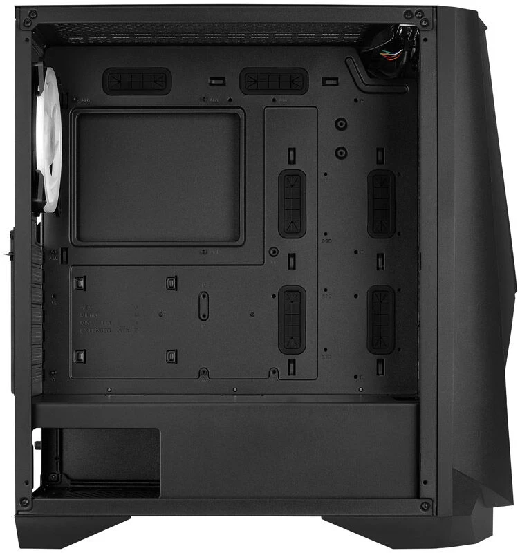 AEROCOOL PGS VISOR-G-BK-v1 ARGB Juodas Mid Tower PC dėklas
