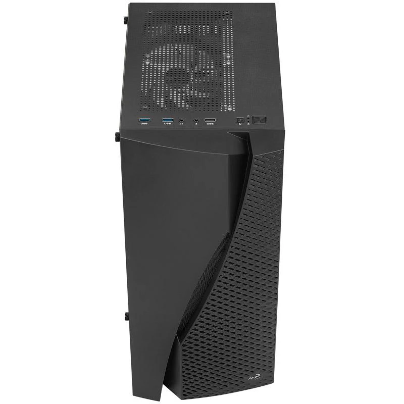 Aerocool Wave v3 Midi-Tower - juodos spalvos Window