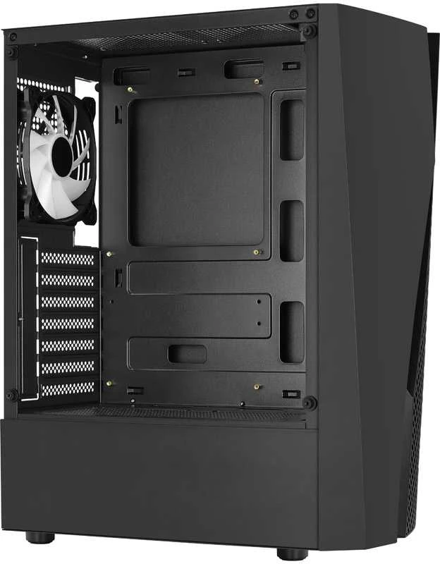 Aerocool Wave v3 Midi-Tower - juodos spalvos Window
