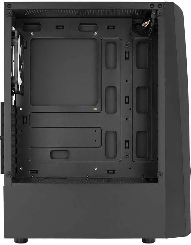 Aerocool Wave v3 Midi-Tower - juodos spalvos Window