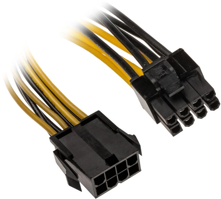 Akasa 12V ATX 8 Pin to 6+2 Pin PCIe cable