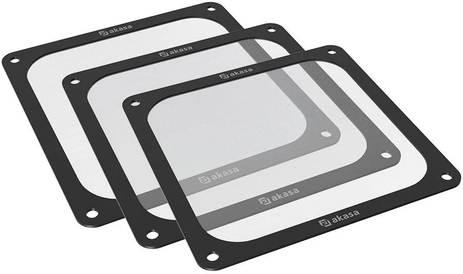 Akasa 120 mm dust filter, magnetic – 3 Pcs