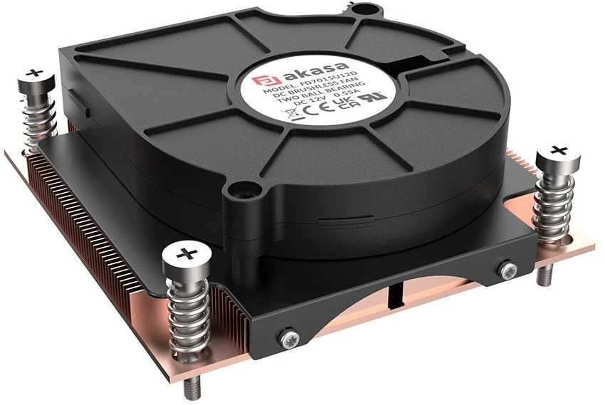 CPU aušintuvas Akasa 1U Intel LGA1700 (AK-CC7406BP01)