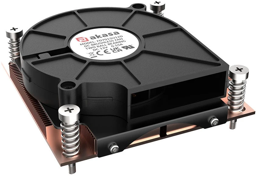 CPU aušintuvas Akasa 1U Intel LGA1700 (AK-CC7406BP01)