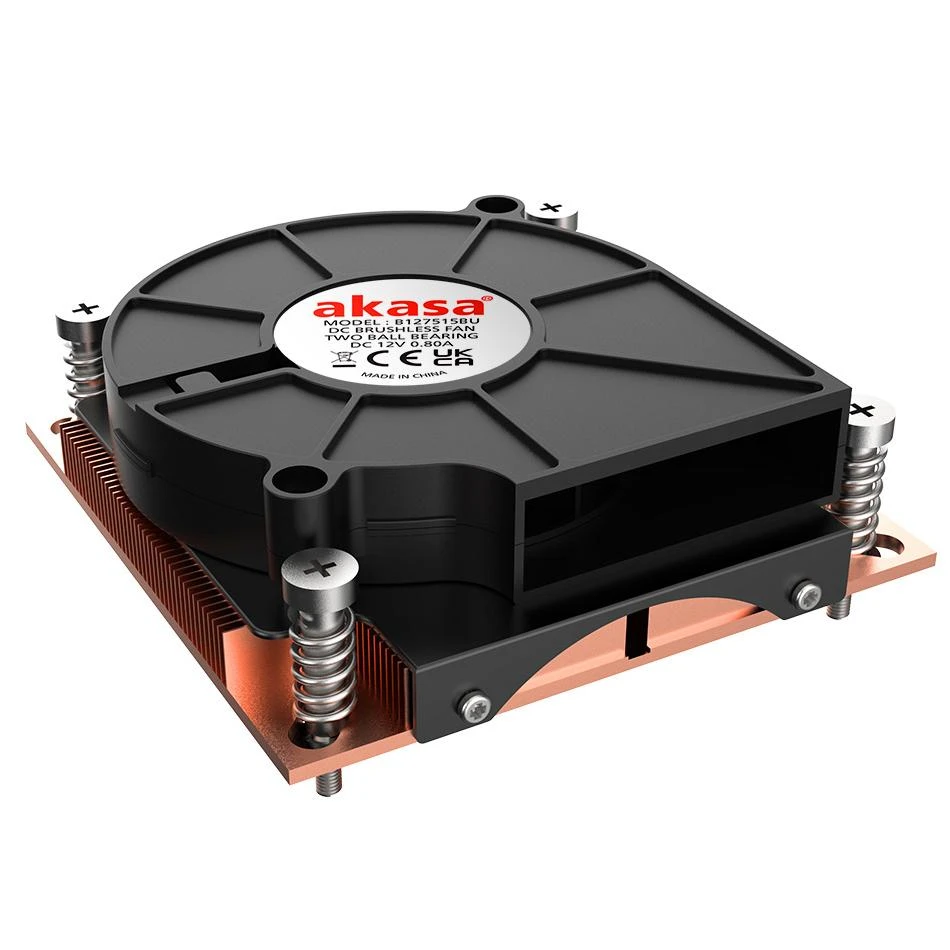 Akasa AK-CC7401BT01 1U žemo profilio aušintuvas CPU – LGA 1700