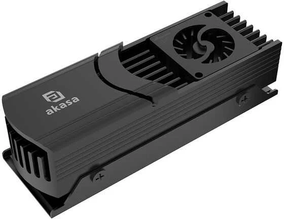 Akasa Gecko Pro LX M.2 cooler - juodas