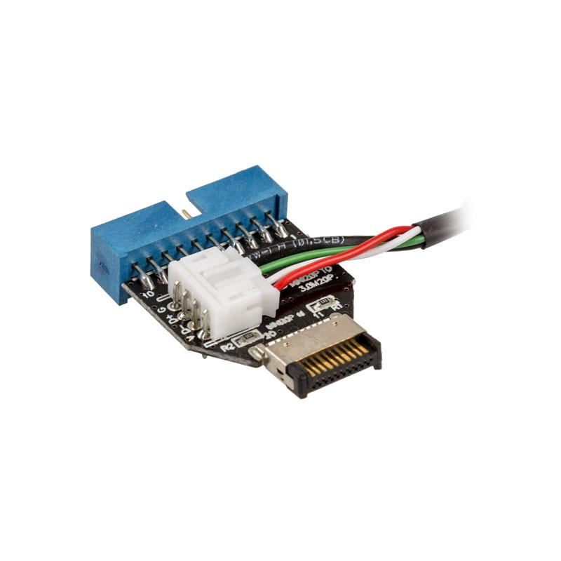 Akasa vidinis USB 3.1 į vidinį USB 3.0 adapterį - 40 cm
