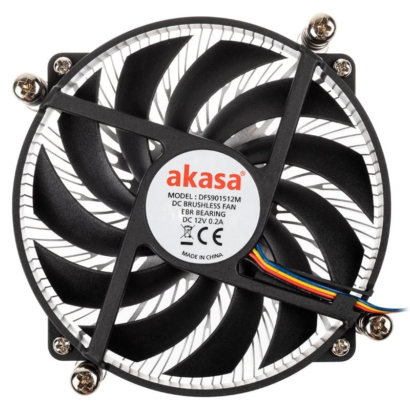 „Akasa AK–CC6308EP01“ žemo profilio procesoriaus aušintuvas – 92 mm
