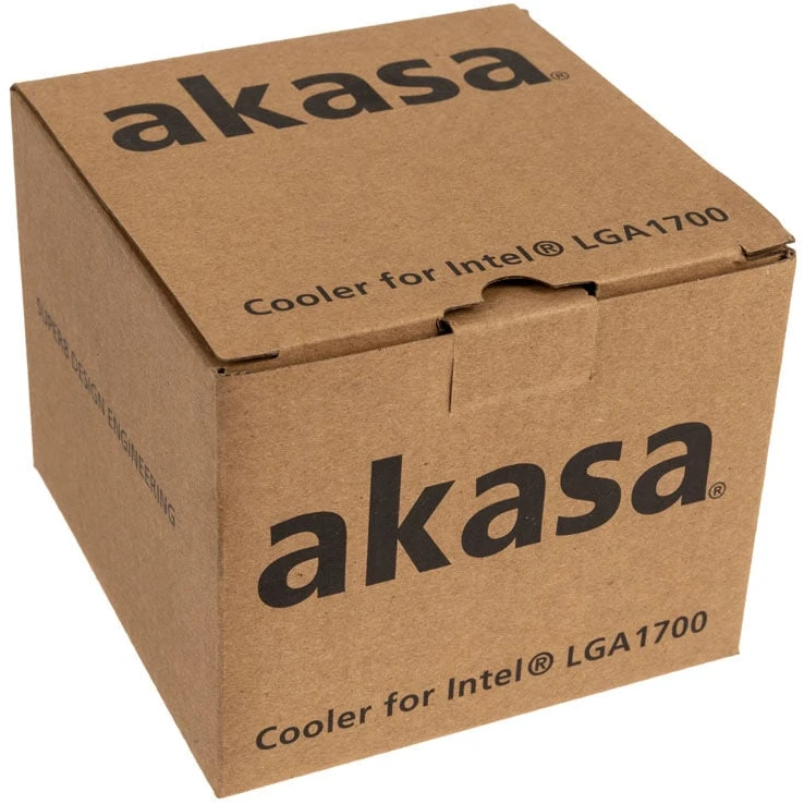 Akasa AK-CC6606BP01 Low Profile CPU-Kühler – Sockel LGA 1700, 63,2mm hoch
