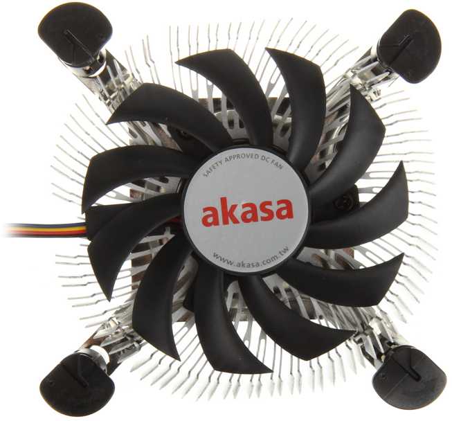 Akasa AK-CC7122BP01 žemo profilio procesoriaus aušintuvas